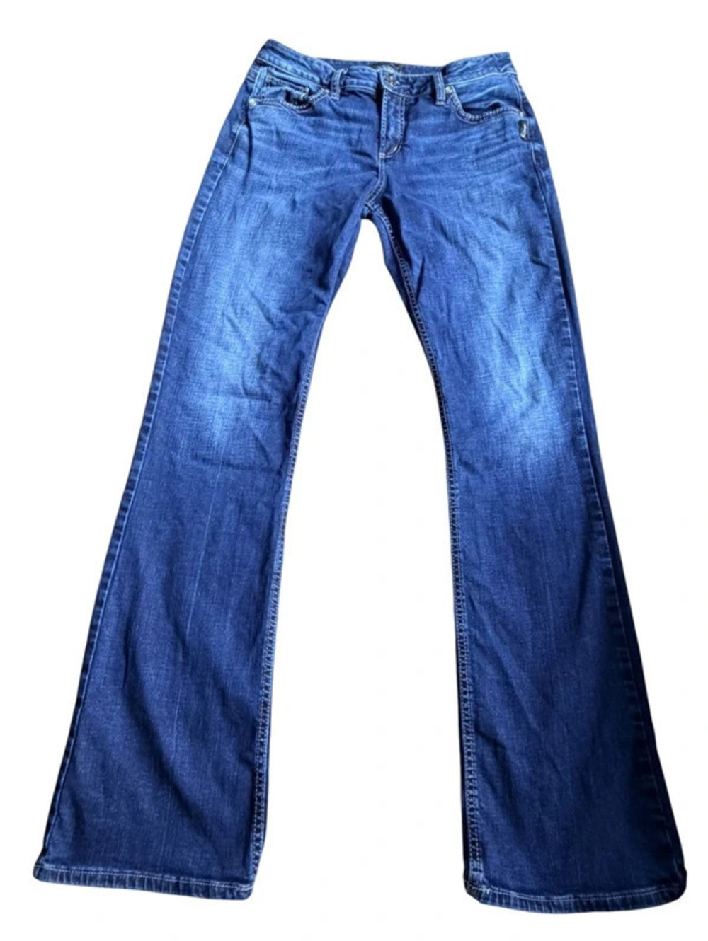 Silver Jeans Avery Slim Boot W31 L33 Blue Denim SKUP3